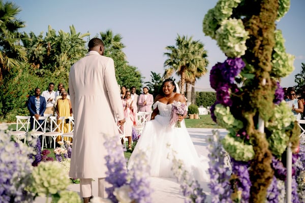 Whimsical Seaside Wedding Crete Lush Florals