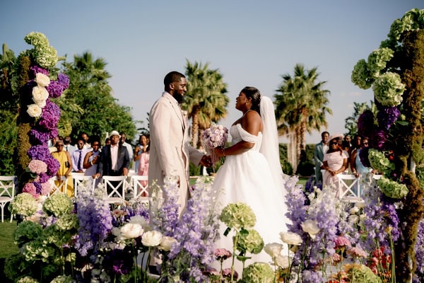 Whimsical Seaside Wedding Crete Lush Florals