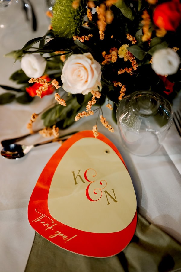 Beautiful Summer Wedding With Orange Anthuriums And Colorful Decor