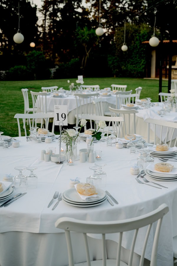 Beautiful Wedding Chania White Blue Decor
