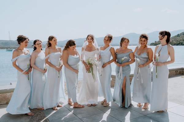 Chic Wedding Lesvos White Orchids Calla Lilies
