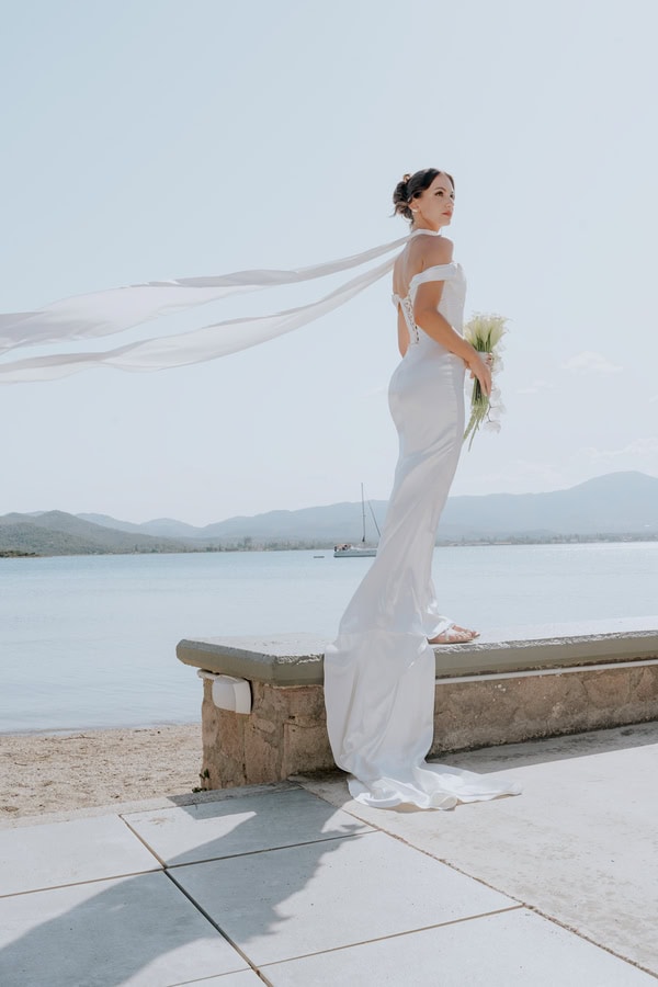Chic Wedding Lesvos White Orchids Calla Lilies