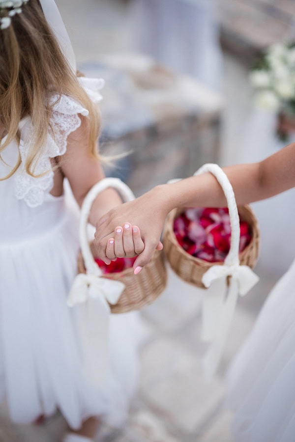 Destination Wedding Crete Minimal White Decoration