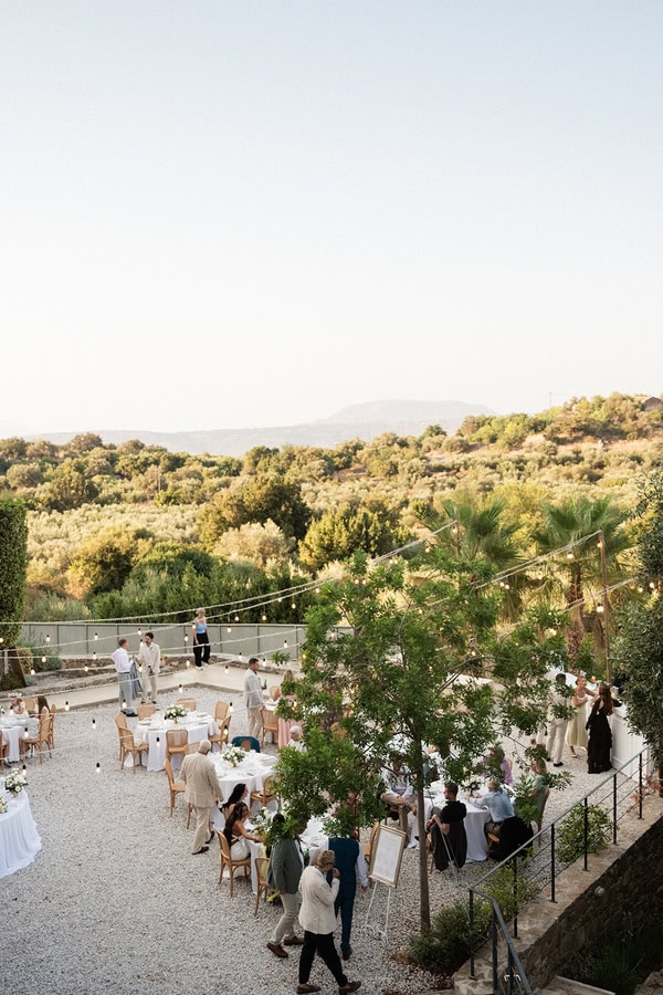 Destination Wedding Crete Minimal White Decoration