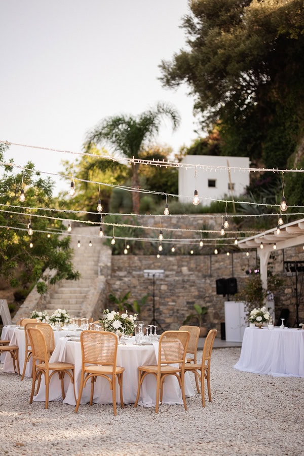 Destination Wedding Crete Minimal White Decoration