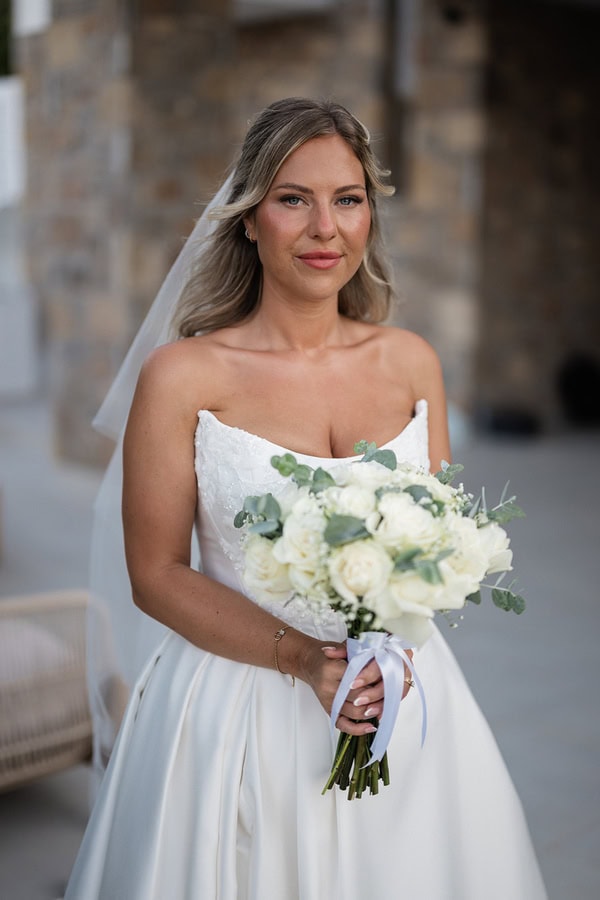 Destination Wedding Crete Minimal White Decoration