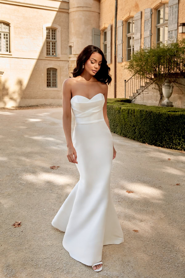 Justin Alexander Sincerity Romantic Bridal Look