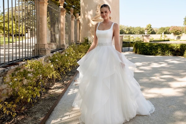 Justin Alexander Sincerity Romantic Bridal Look