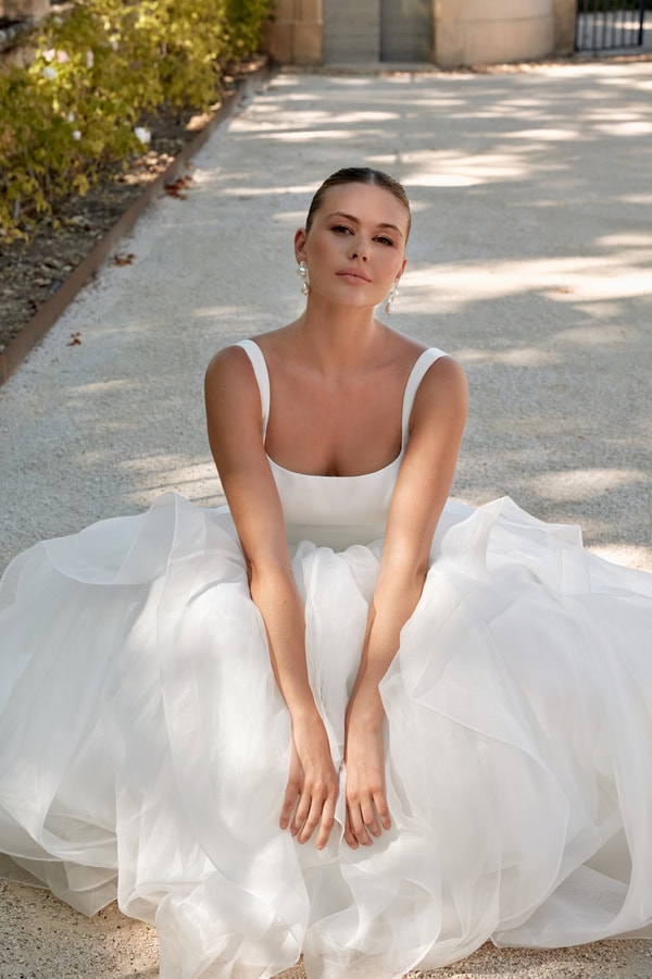 Justin Alexander Sincerity Romantic Bridal Look