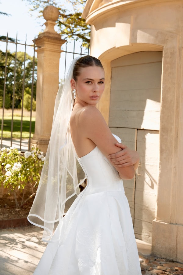 Justin Alexander Sincerity Romantic Bridal Look