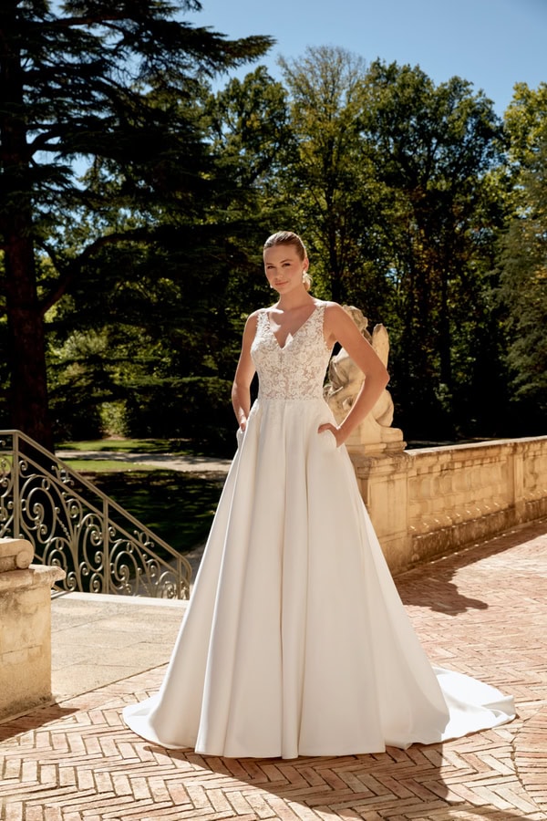 Justin Alexander Sincerity Romantic Bridal Look