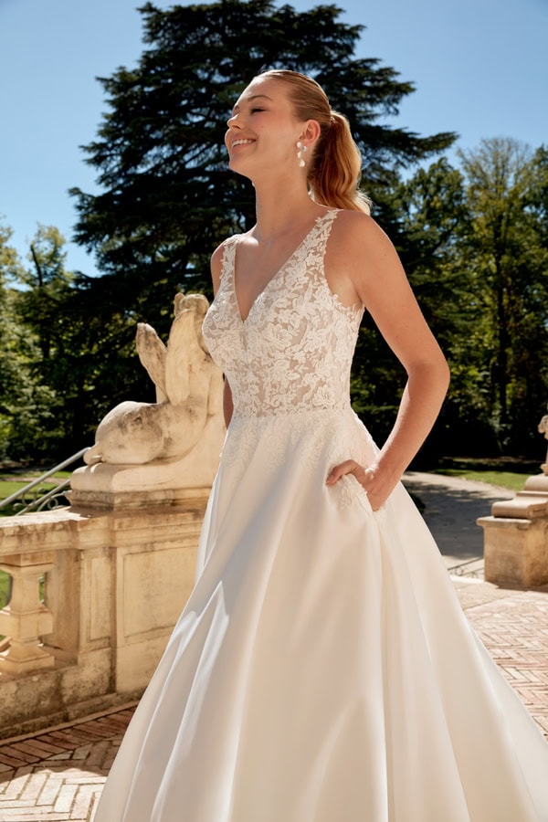 Justin Alexander Sincerity Romantic Bridal Look