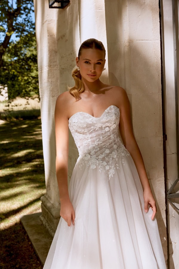 Justin Alexander Sincerity Romantic Bridal Look