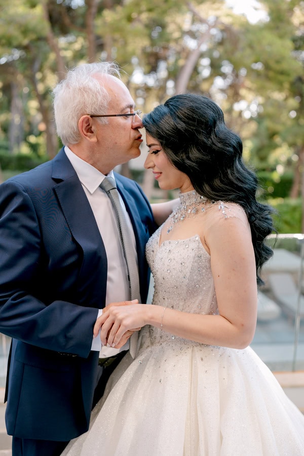 Romantic Summer Wedding Athens White Flowers