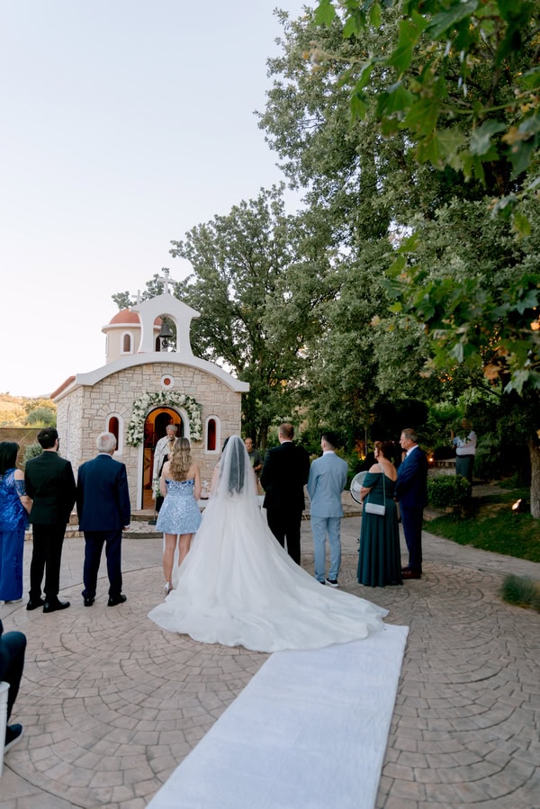 Romantic Summer Wedding Athens White Flowers