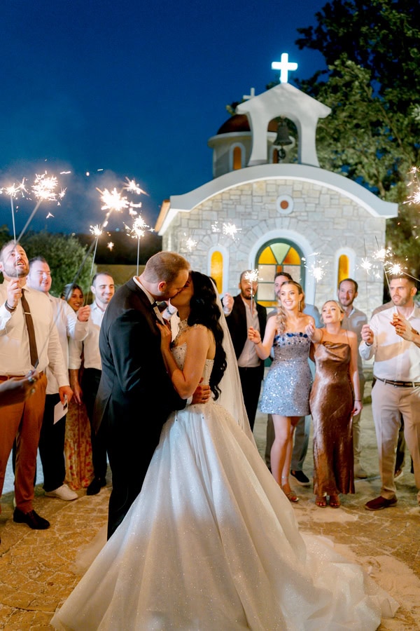 Romantic Summer Wedding Athens White Flowers