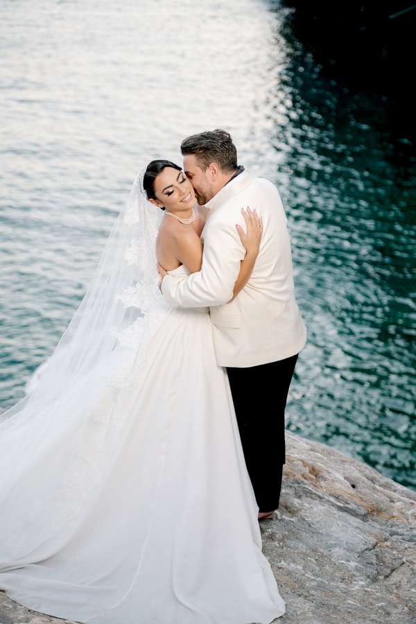 Romantic Wedding Photoshoot Island Sea