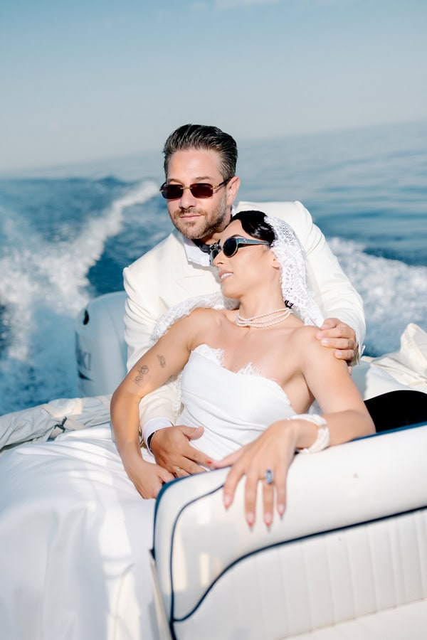 Romantic Wedding Photoshoot Island Sea