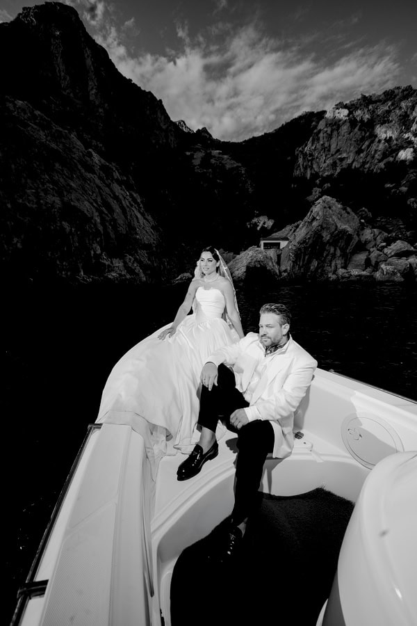 Romantic Wedding Photoshoot Island Sea