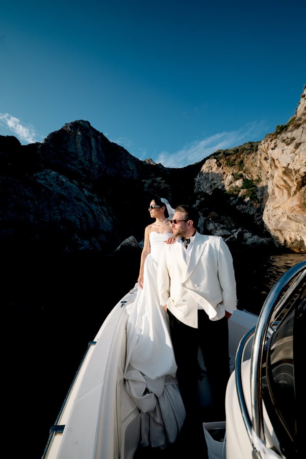 Romantic Wedding Photoshoot Island Sea