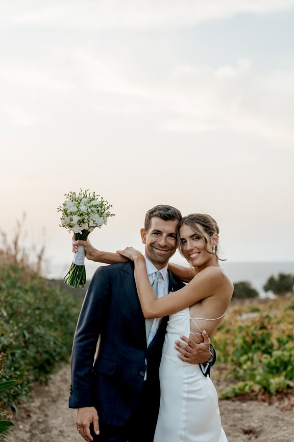 Summer Wedding Antiparos Wildflowers Cycladic Details