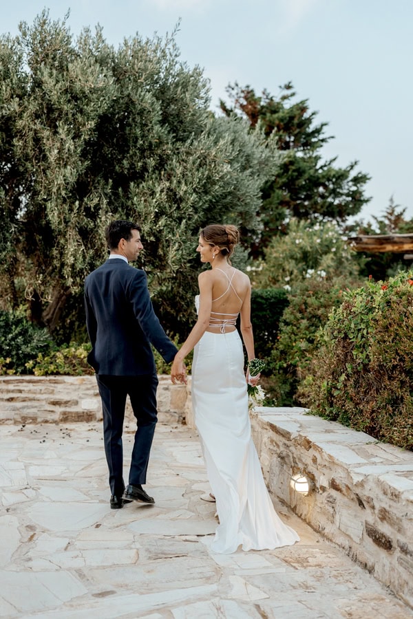 Summer Wedding Antiparos Wildflowers Cycladic Details