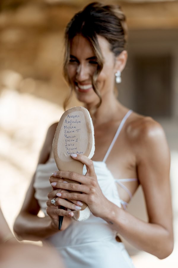 Summer Wedding Antiparos Wildflowers Cycladic Details