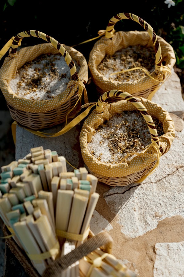 Summer Wedding Antiparos Wildflowers Cycladic Details