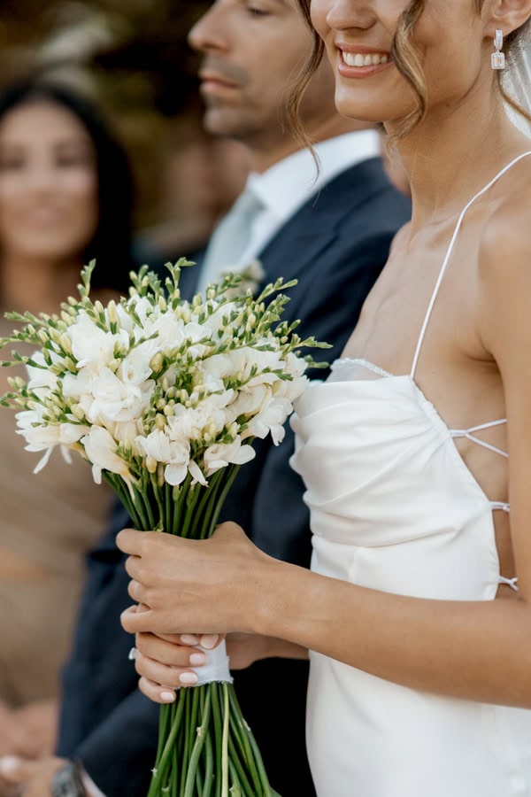Summer Wedding Antiparos Wildflowers Cycladic Details