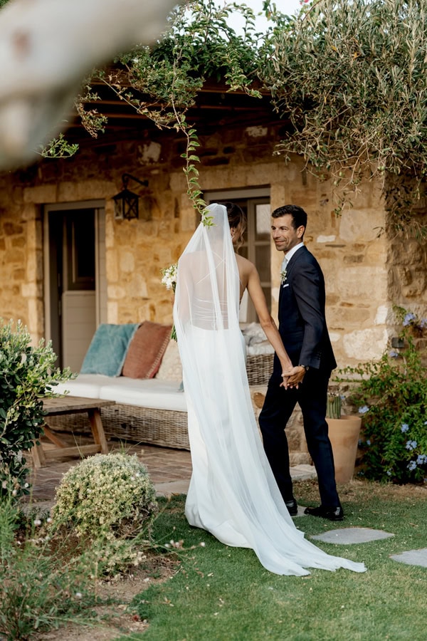Summer Wedding Antiparos Wildflowers Cycladic Details