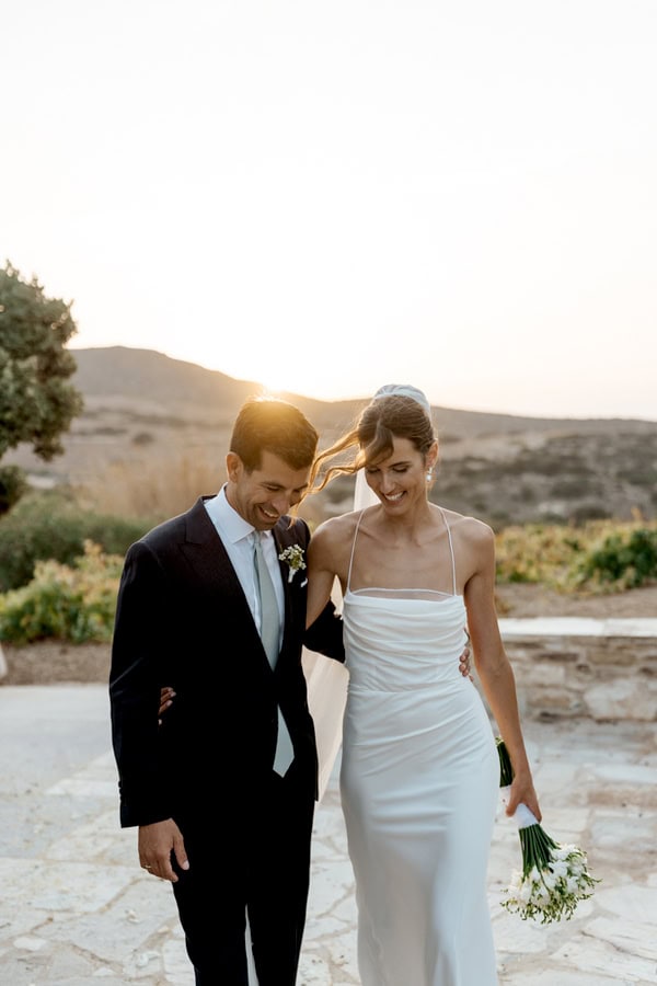 Summer Wedding Antiparos Wildflowers Cycladic Details
