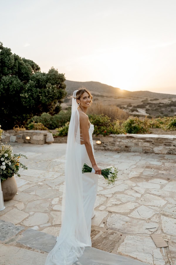 Summer Wedding Antiparos Wildflowers Cycladic Details
